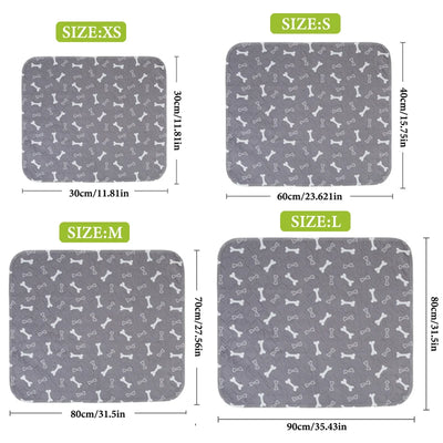1Pc Puppy Pads with Pheromones, Washable Puppypad Pee Pads, Ultra-Durable 4-Layer Leak-Proof Training Mats with Non-Slip Bottom