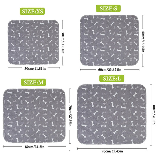 1Pc Puppy Pads with Pheromones, Washable Puppypad Pee Pads, Ultra-Durable 4-Layer Leak-Proof Training Mats with Non-Slip Bottom