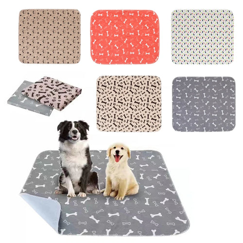 1Pc Puppy Pads with Pheromones, Washable Puppypad Pee Pads, Ultra-Durable 4-Layer Leak-Proof Training Mats with Non-Slip Bottom