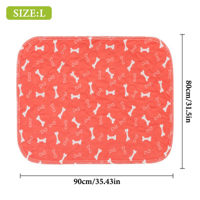 1Pc Puppy Pads with Pheromones, Washable Puppypad Pee Pads, Ultra-Durable 4-Layer Leak-Proof Training Mats with Non-Slip Bottom