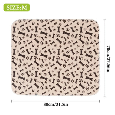 1Pc Puppy Pads with Pheromones, Washable Puppypad Pee Pads, Ultra-Durable 4-Layer Leak-Proof Training Mats with Non-Slip Bottom