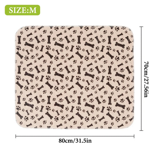 1Pc Puppy Pads with Pheromones, Washable Puppypad Pee Pads, Ultra-Durable 4-Layer Leak-Proof Training Mats with Non-Slip Bottom
