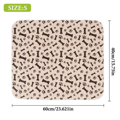 1Pc Puppy Pads with Pheromones, Washable Puppypad Pee Pads, Ultra-Durable 4-Layer Leak-Proof Training Mats with Non-Slip Bottom
