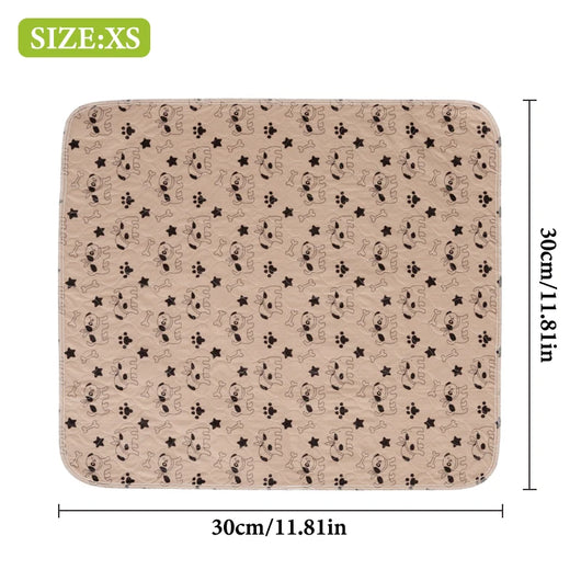 1Pc Puppy Pads with Pheromones, Washable Puppypad Pee Pads, Ultra-Durable 4-Layer Leak-Proof Training Mats with Non-Slip Bottom