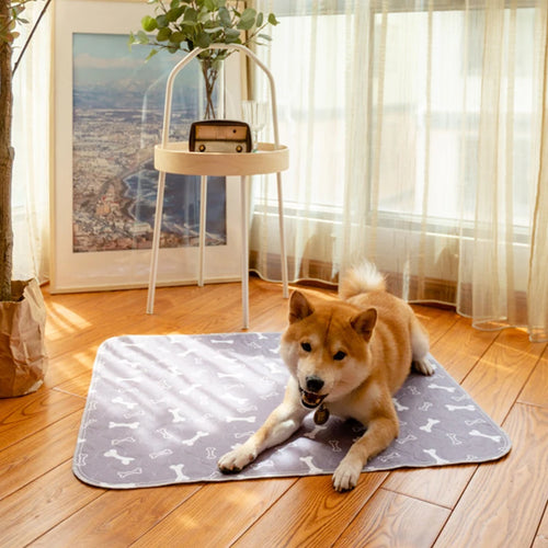 1Pc Puppy Pads with Pheromones, Washable Puppypad Pee Pads, Ultra-Durable 4-Layer Leak-Proof Training Mats with Non-Slip Bottom