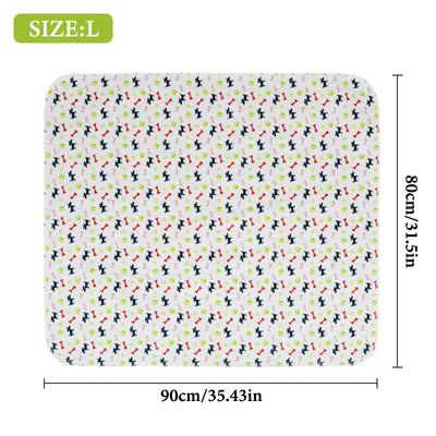 1Pc Puppy Pads with Pheromones, Washable Puppypad Pee Pads, Ultra-Durable 4-Layer Leak-Proof Training Mats with Non-Slip Bottom