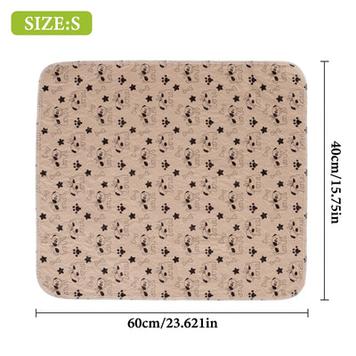 1Pc Puppy Pads with Pheromones, Washable Puppypad Pee Pads, Ultra-Durable 4-Layer Leak-Proof Training Mats with Non-Slip Bottom