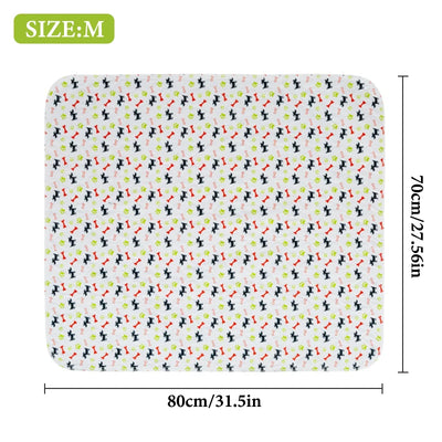 1Pc Puppy Pads with Pheromones, Washable Puppypad Pee Pads, Ultra-Durable 4-Layer Leak-Proof Training Mats with Non-Slip Bottom